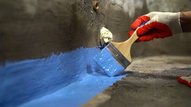 Commercial Waterproofing project at a Bayport, MN business property by SJ Waterproofing Pros